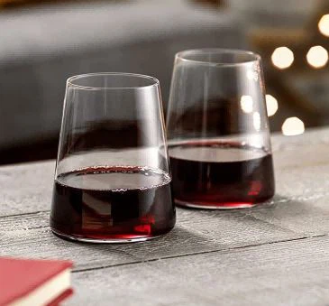 Bicchieri da vino senza stelo da 500 ml